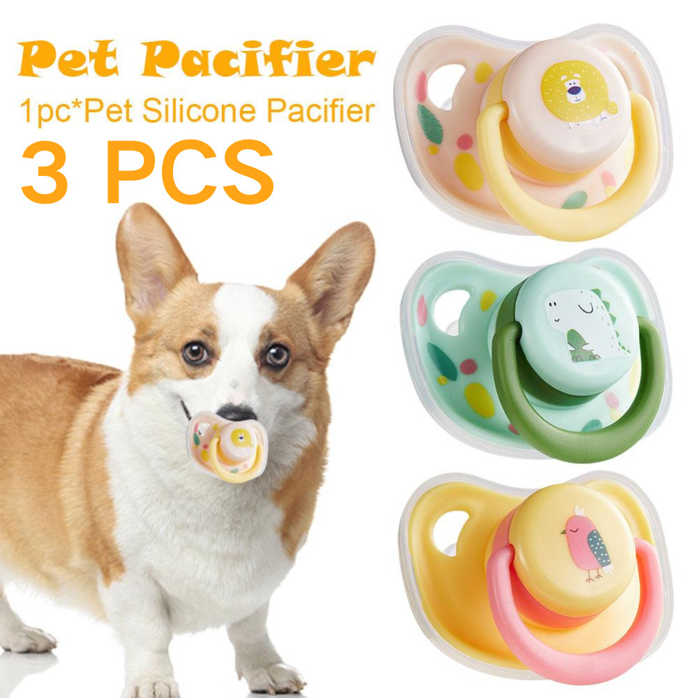 Dog Muzzle Silicone - Practical Pet Calming Pacifier Soft Silicone