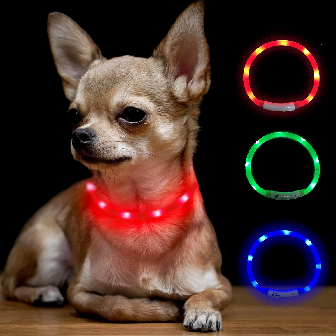 Silicone LED Dog Collar,USB Re - Dog Muzzle Silicone recension och pris