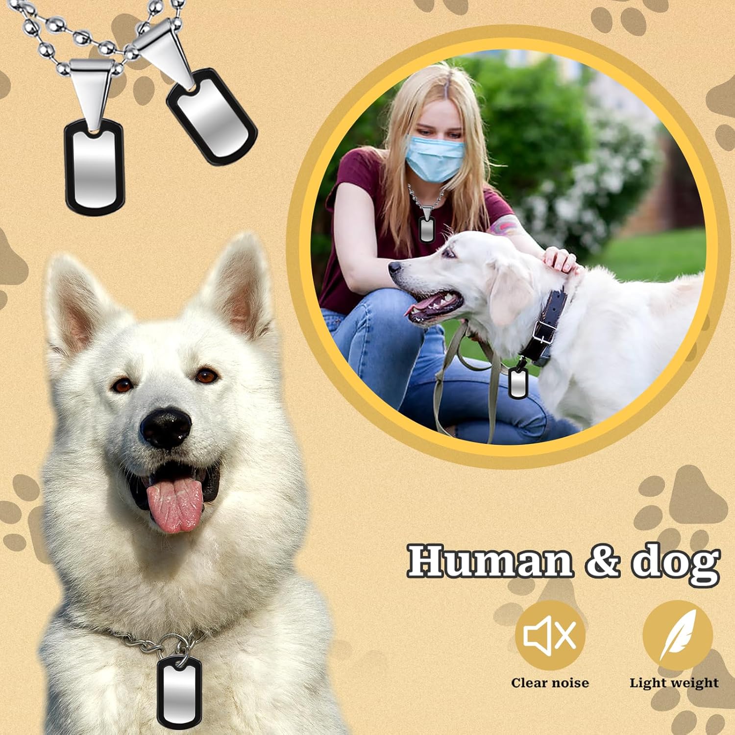 10-20Pcs Dog Tag Silicone Sile - Dog Muzzle Silicone recension och pris