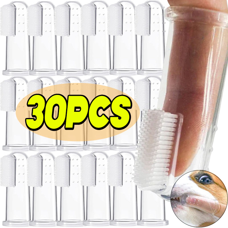 Super Soft Pet Finger Toothbru - Dog Muzzle Silicone recension och pris