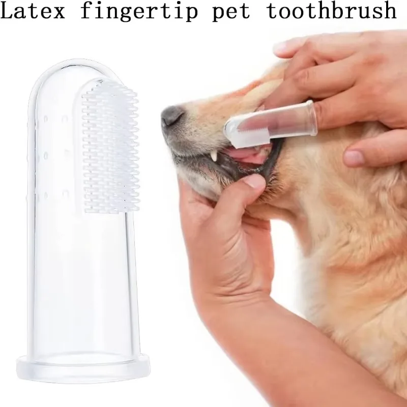 Super Soft Pet Finger Toothbru - Dog Muzzle Silicone recension och pris