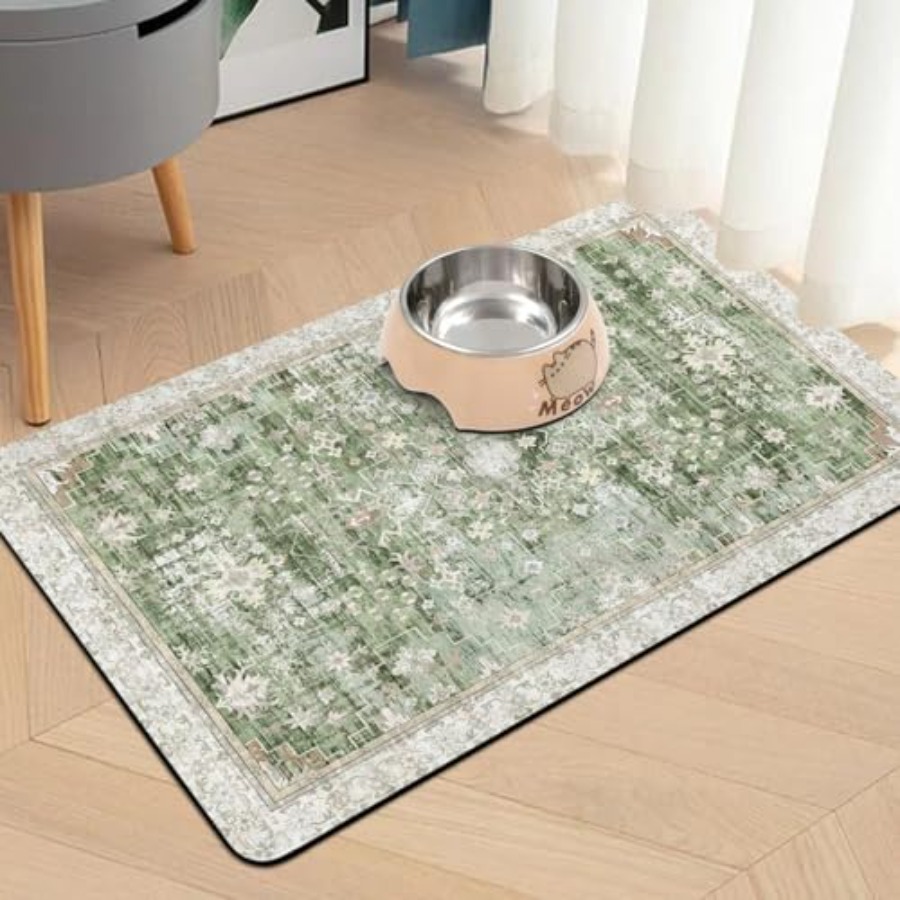 Pet Food Mats for Floor, Absor - Pet Supplies Is Food recension och pris