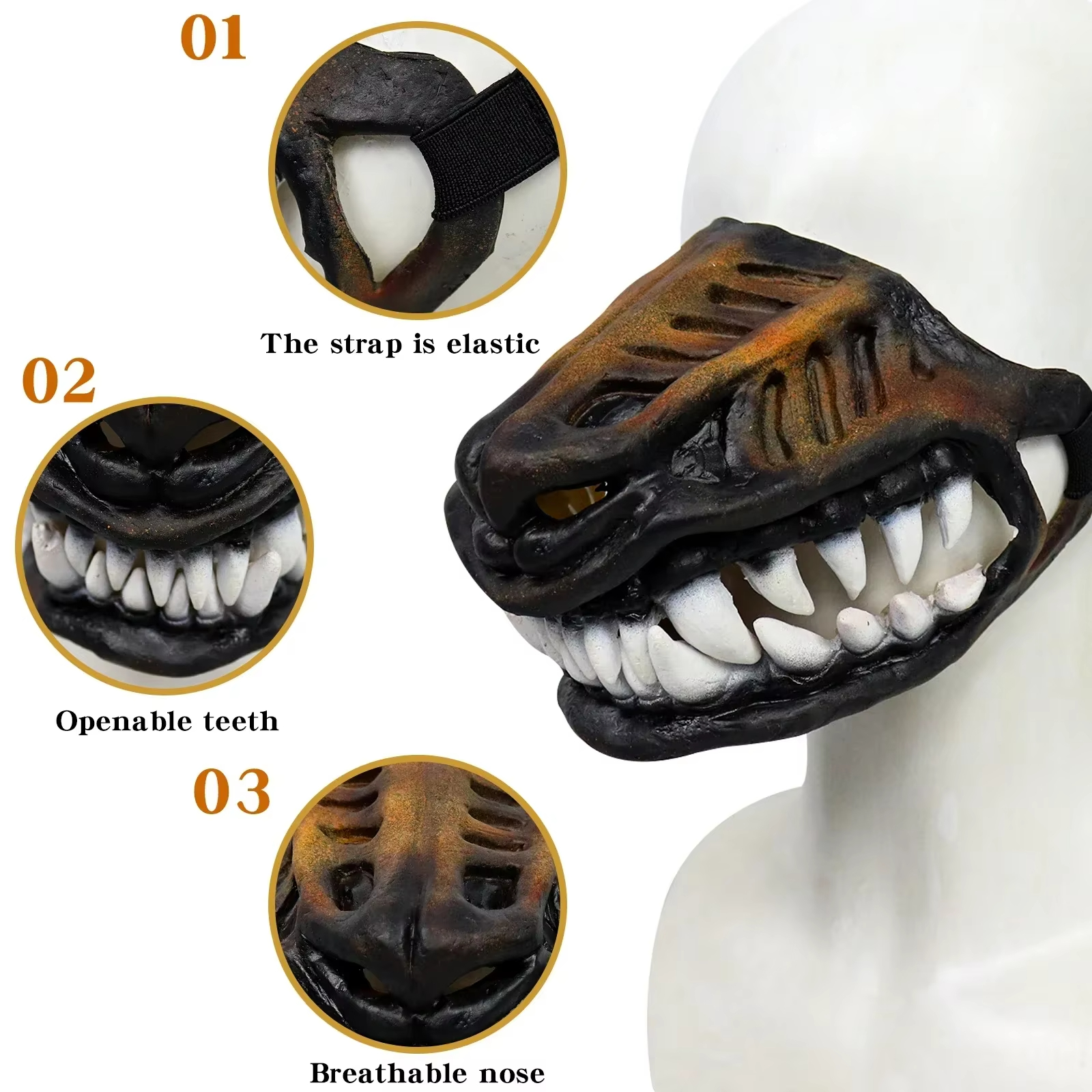 Dog Mouth Mask Padded Latex Ru - Dog Muzzle Silicone recension och pris