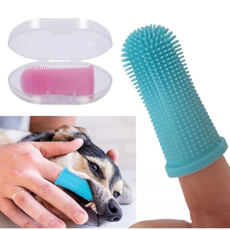 Dog Super Soft  pet Finger Too - Dog Muzzle Silicone recension och pris