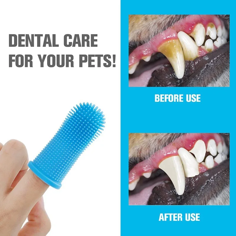 Dog Super Soft  pet Finger Too - Dog Muzzle Silicone recension och pris