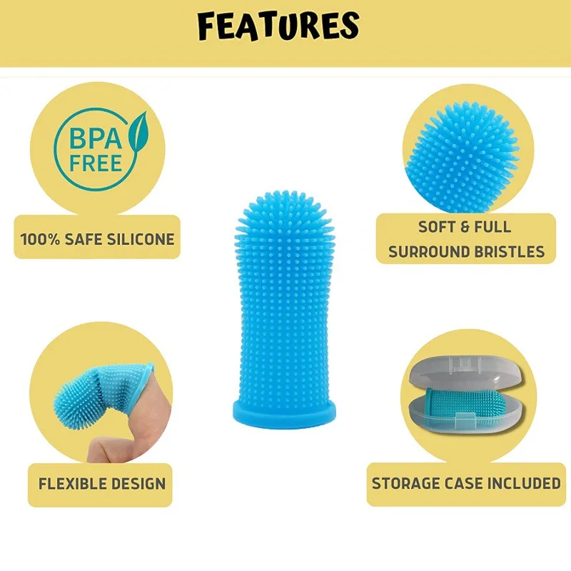 Dog Super Soft  pet Finger Too - Dog Muzzle Silicone recension och pris